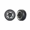 Traxxas 9373 - Split-Spoke Black With Chrome Wheels / Response Tires