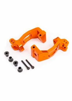 Traxxas 9532T - Caster Blocks, L/R - Aluminum Orange