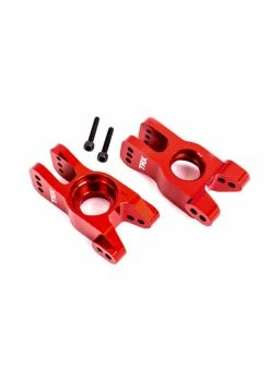 Traxxas 9552R - Carrier Stub Axle, L/R - Aluminum Red