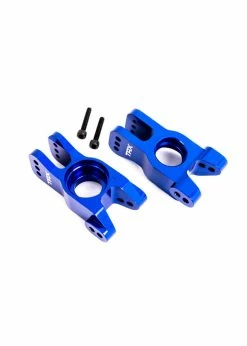 Traxxas 9552X - Carrier Stub Axle, L/R - Aluminum Blue