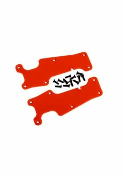 Traxxas 9633R - Suspension Arm Cover Front, Left & Right - Red