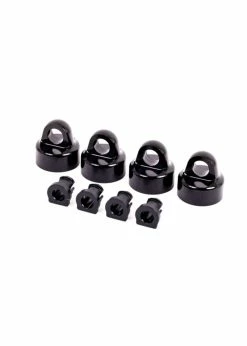 Traxxas 9664A - Aluminum Shock Caps GTX - Black