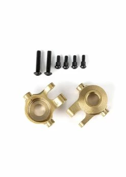 Traxxas 9737 - Steering Blocks, Left & Right - Brass