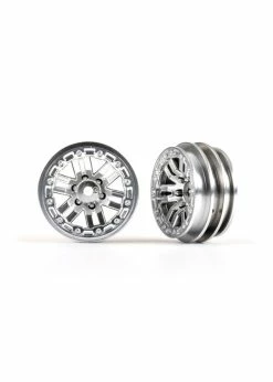 Traxxas 9768-SATIN - Wheels, 1.0" - Satin Chrome