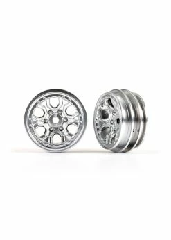 Traxxas 9770-SATIN - Wheels, 1.0" - Satin Chrome